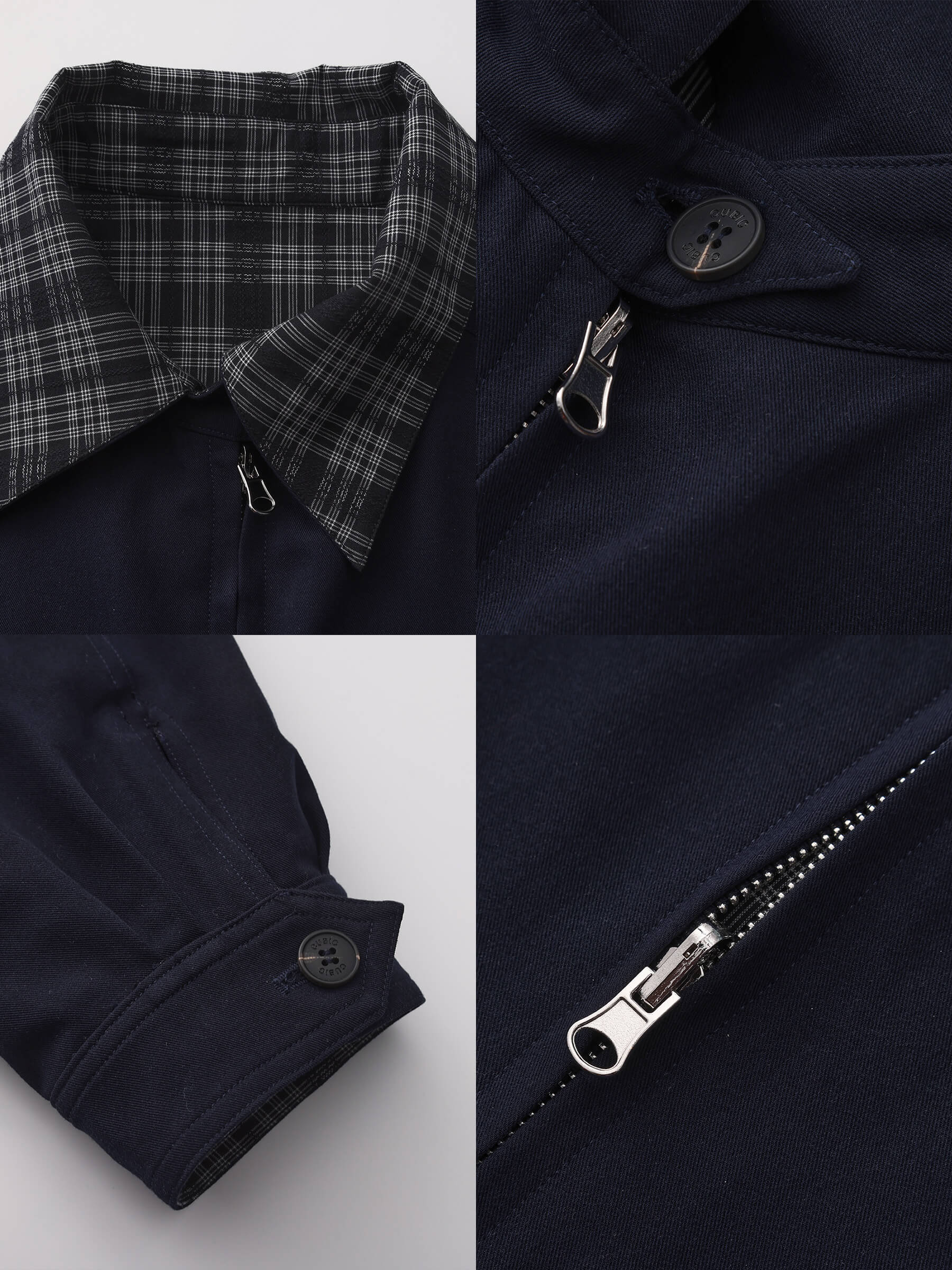 Reversible Jacket with Color-Block Collar-21