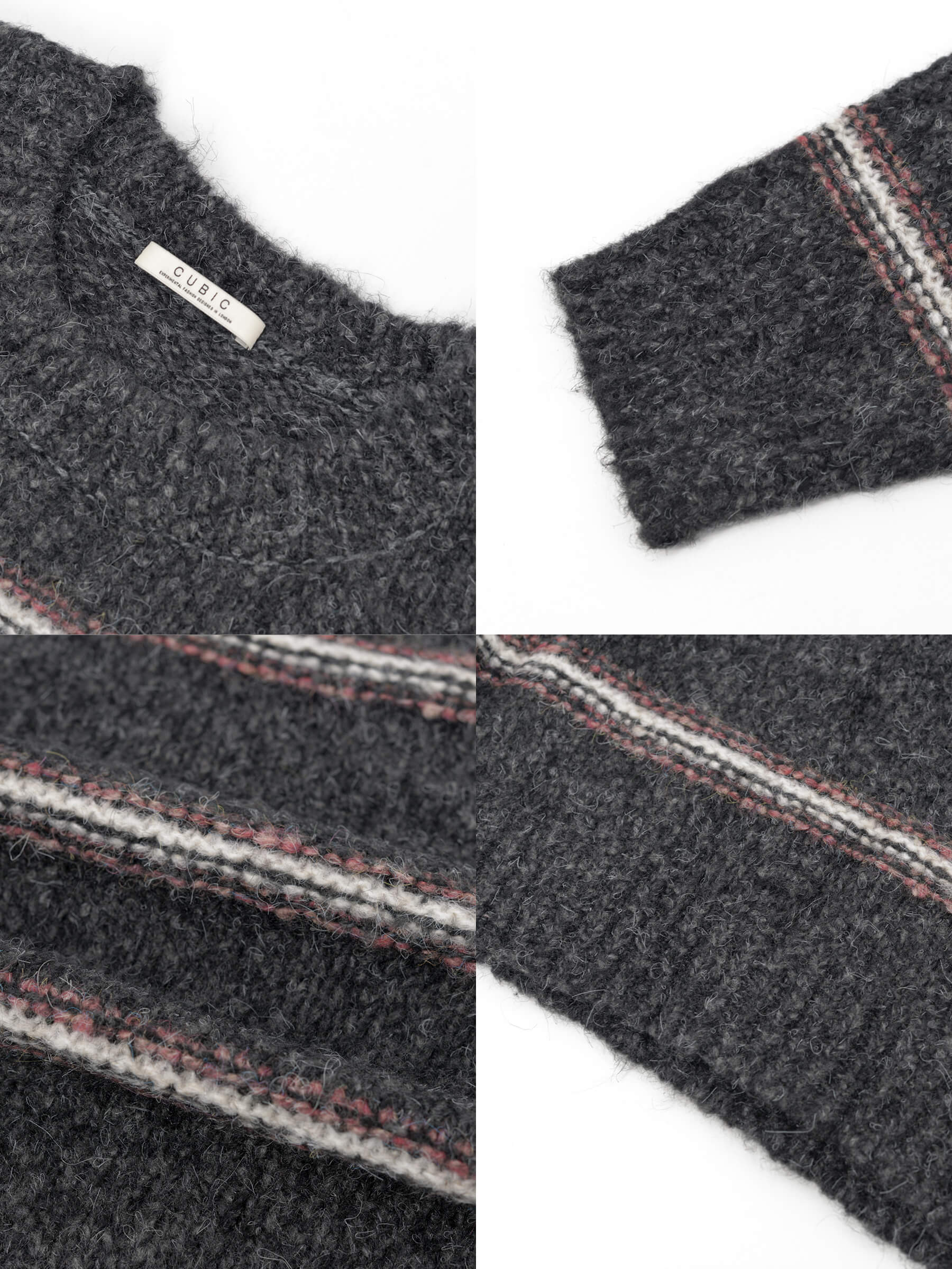 Striped Long Oversized Sweater-20