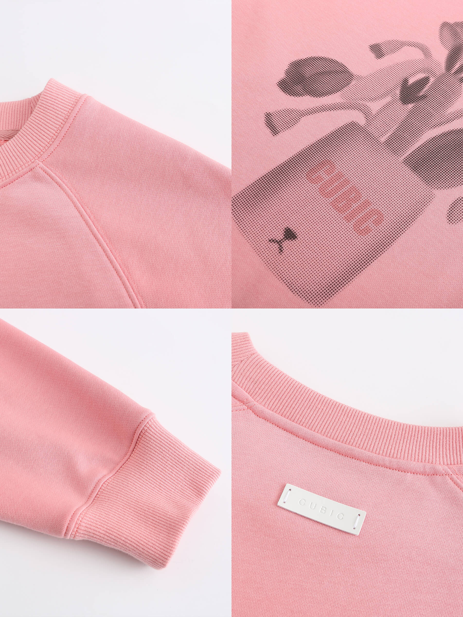 Round Neck Printed Sweatshirt-20