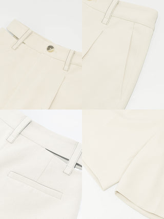 Asymmetric Cut Out Tailored Shorts