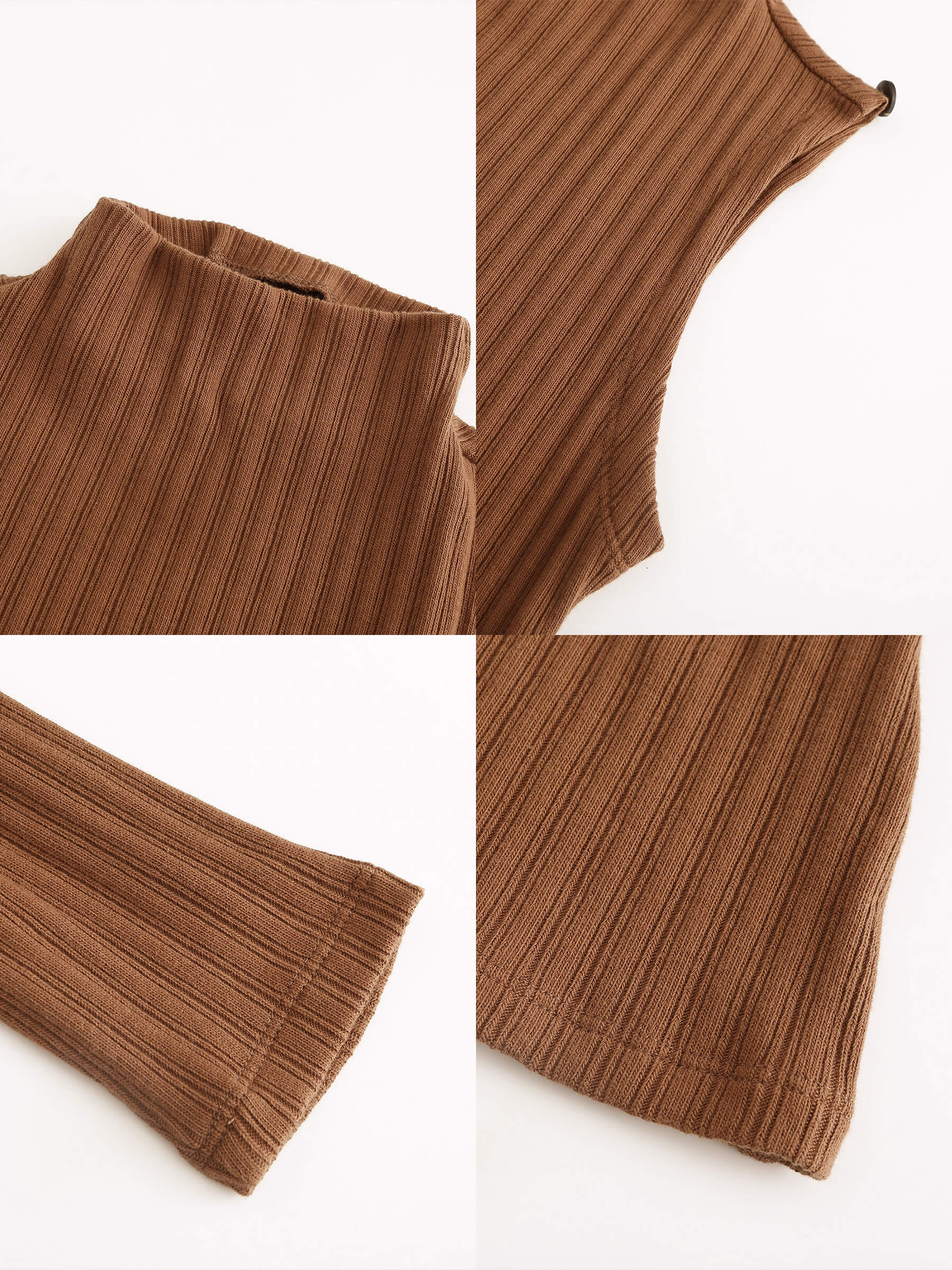 Detachable Knit Long Sleeve Top-18