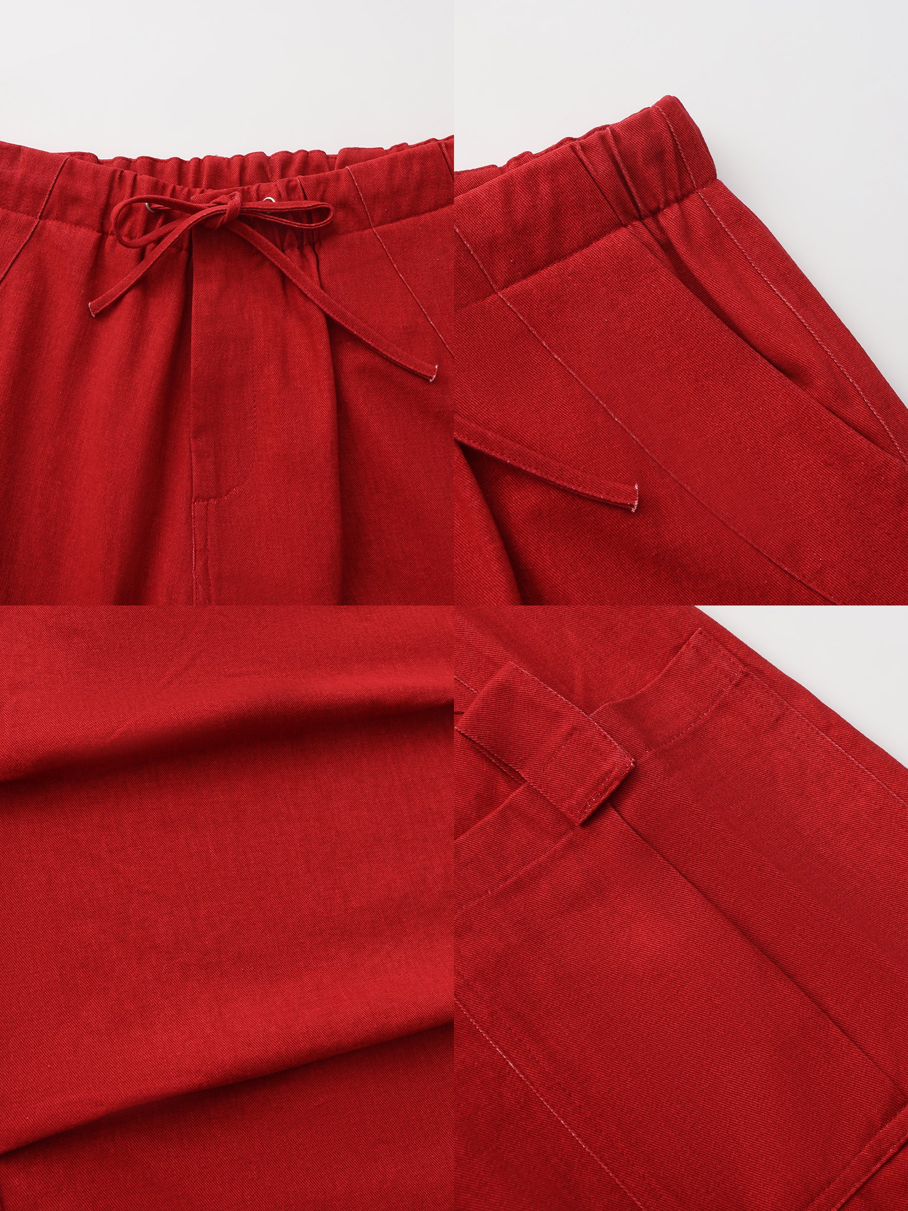 Relaxed Draped Straight-Leg Utility Pants-18