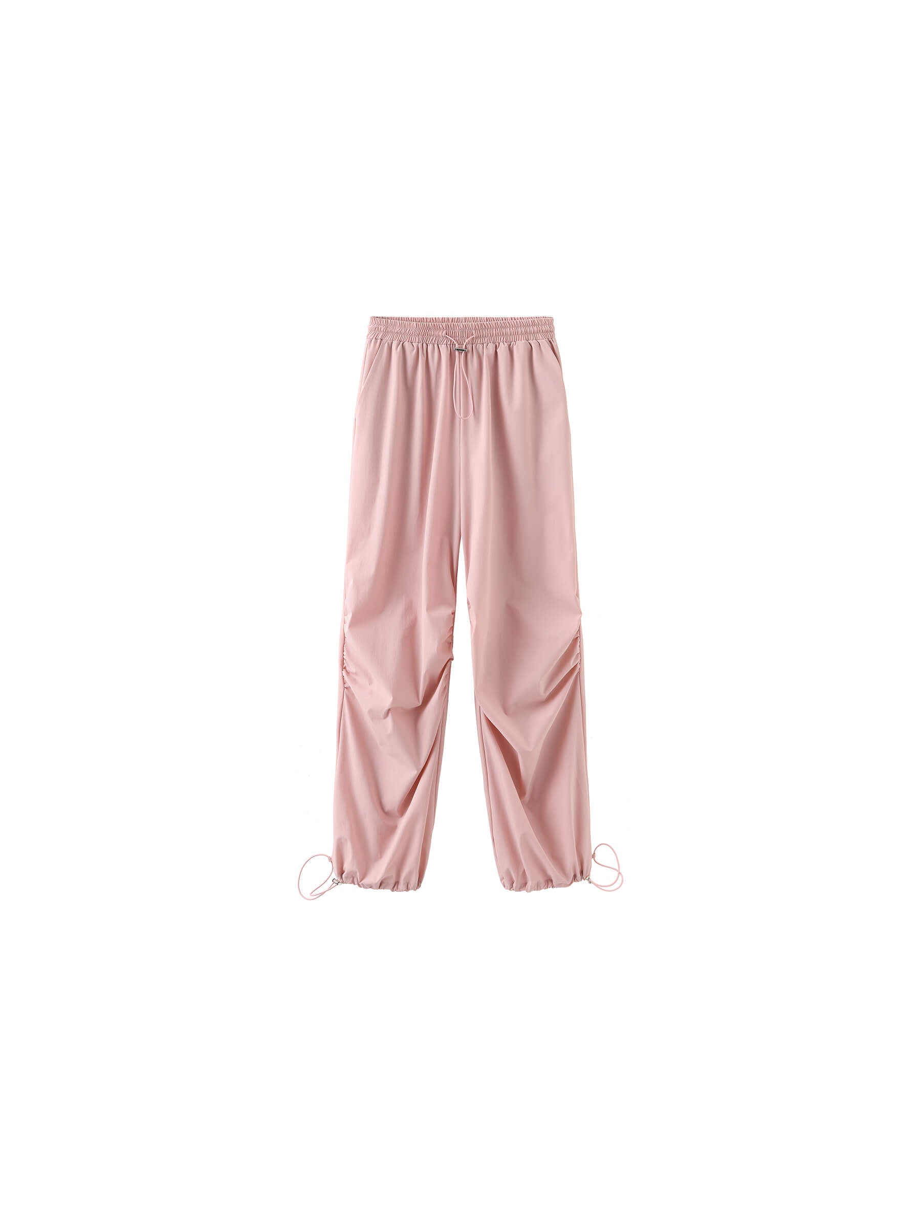 Loose Parachute Trousers with Elastic Waist-22