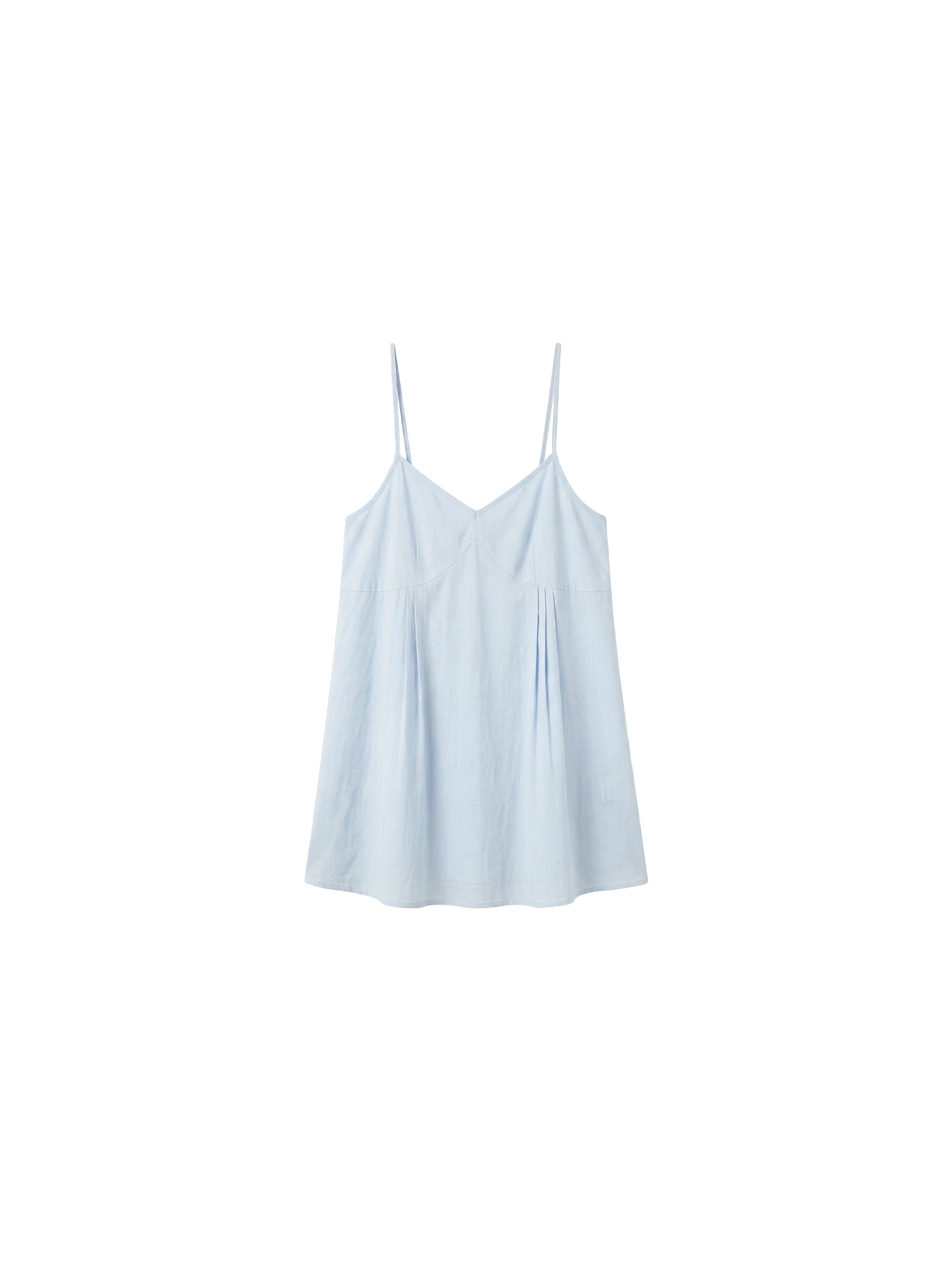 CUBIC Lyocell-Blend V-Neck Pleated Camisole-19