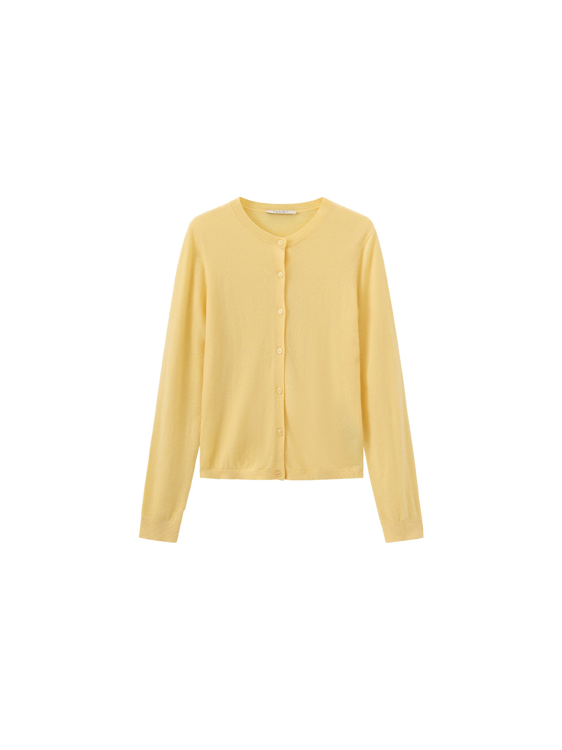 100% Wool Knit Cardigan with Crew Neck-19