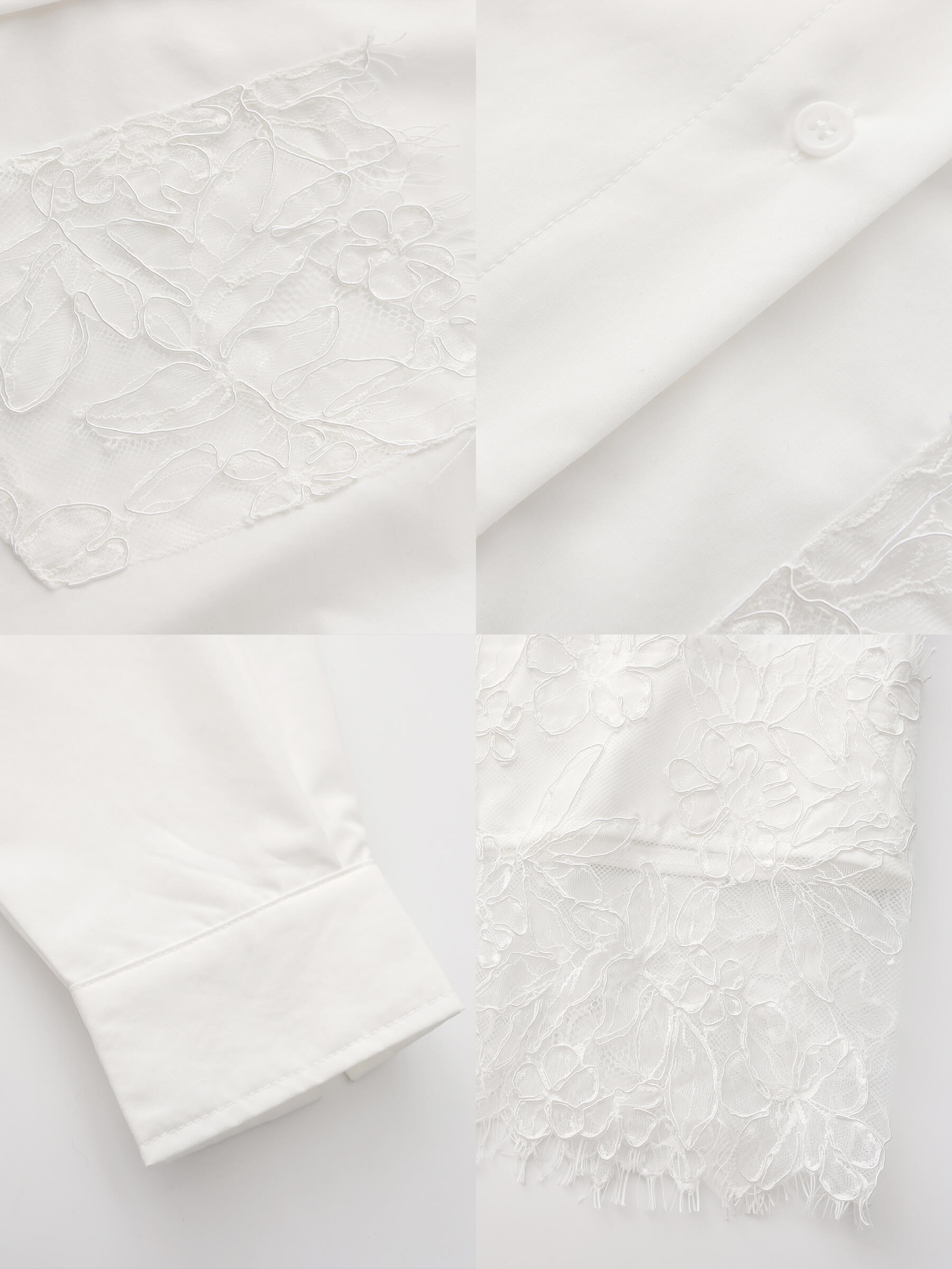 Lace Panel Shirt-20