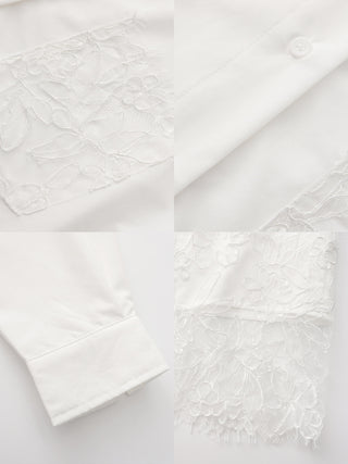 Lace Panel Shirt
