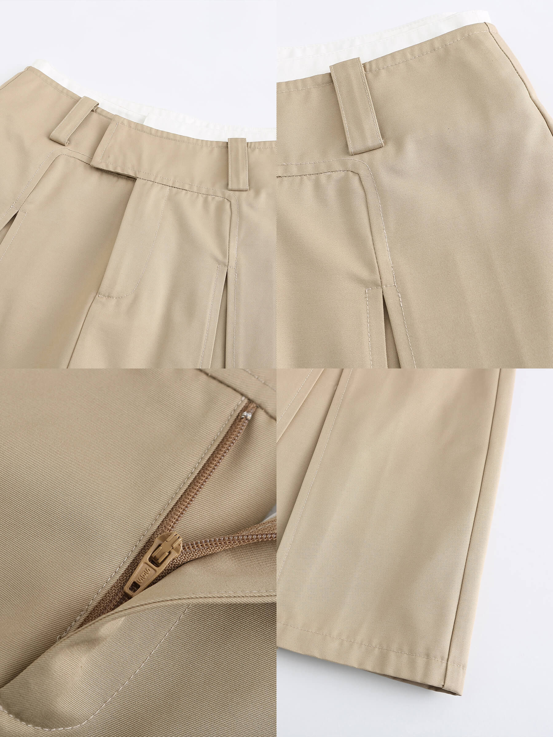 Pleated Short Skirt-19