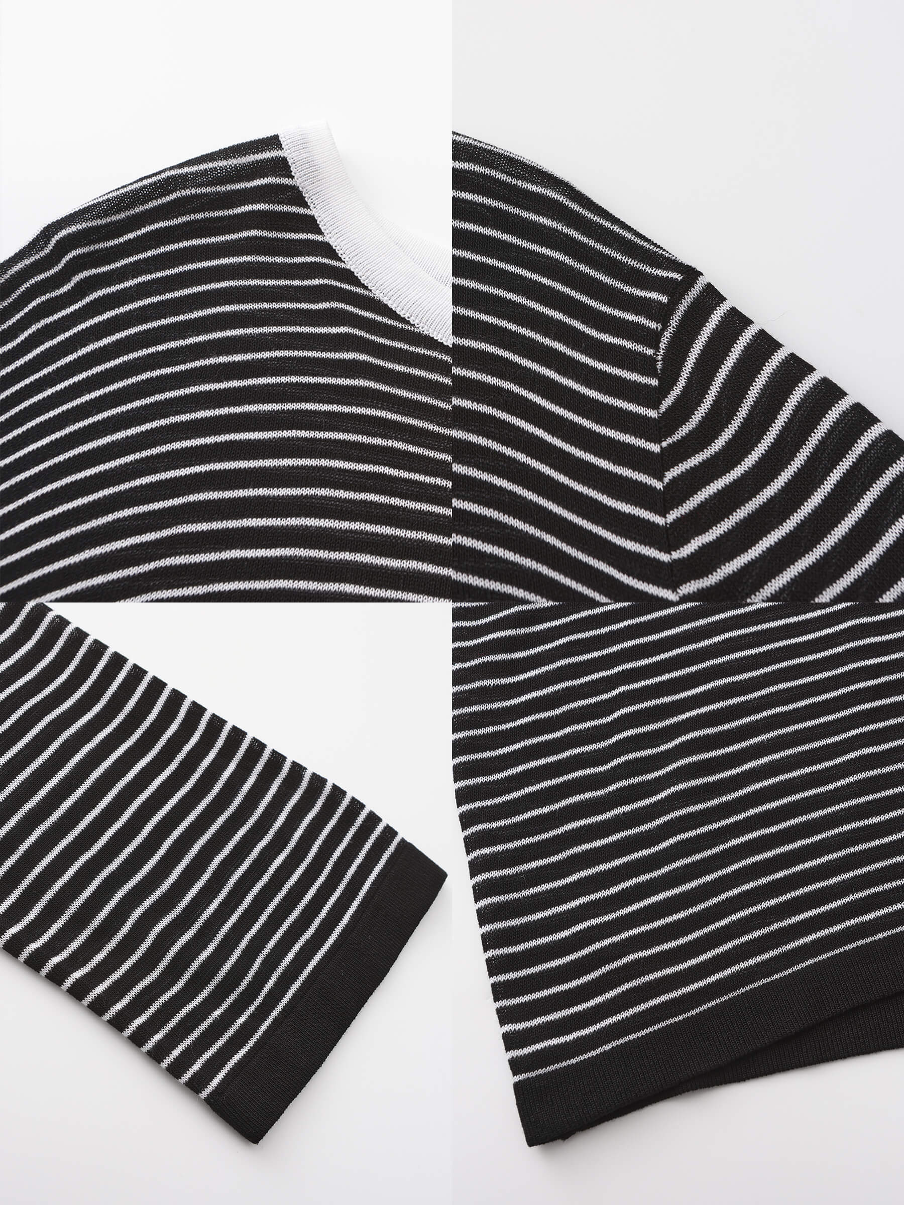ONE BY CUBIC Thin Stripped Knitwear Jumper-20