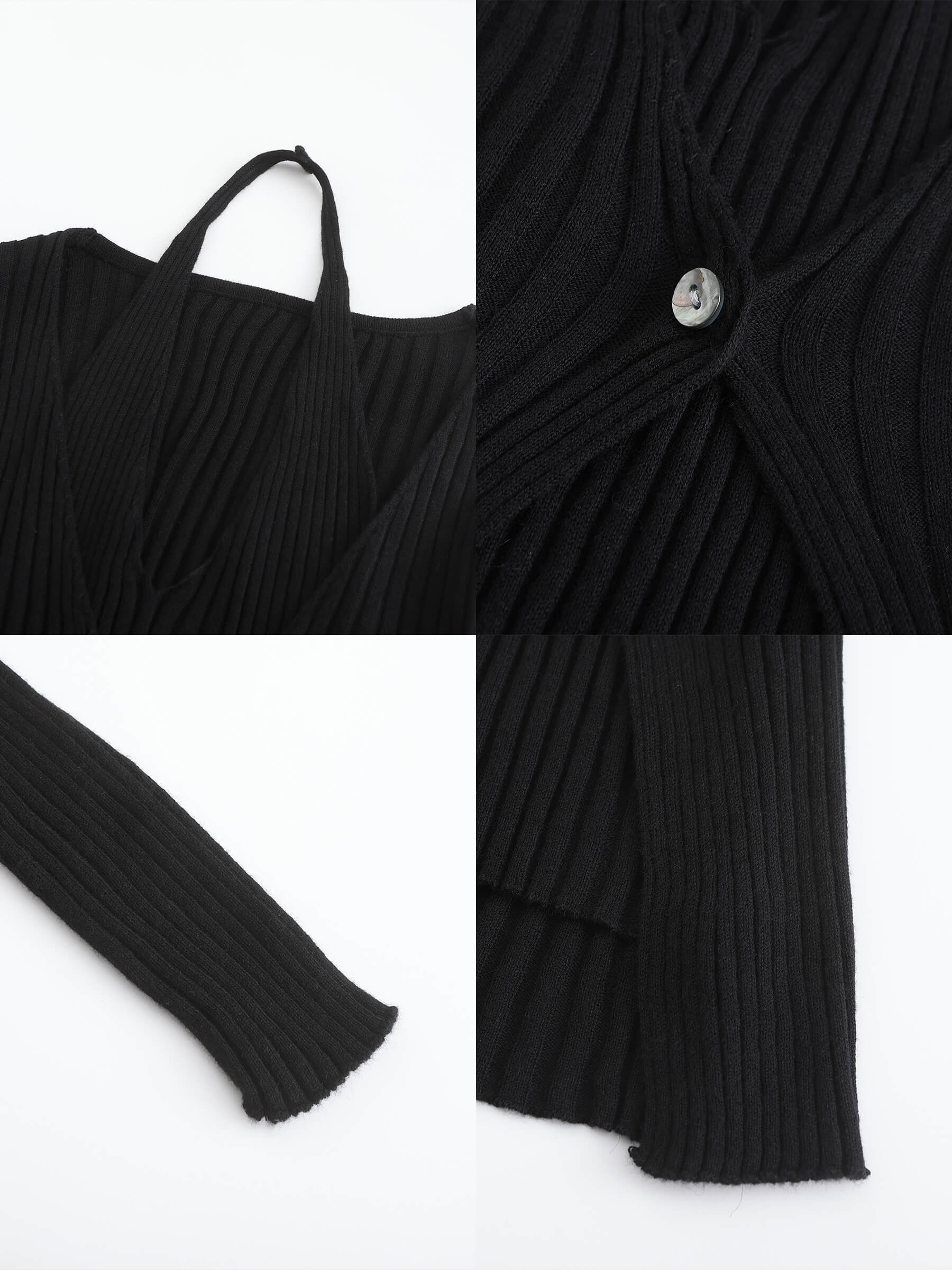 Single Button Cardigan with Wool Blend-21