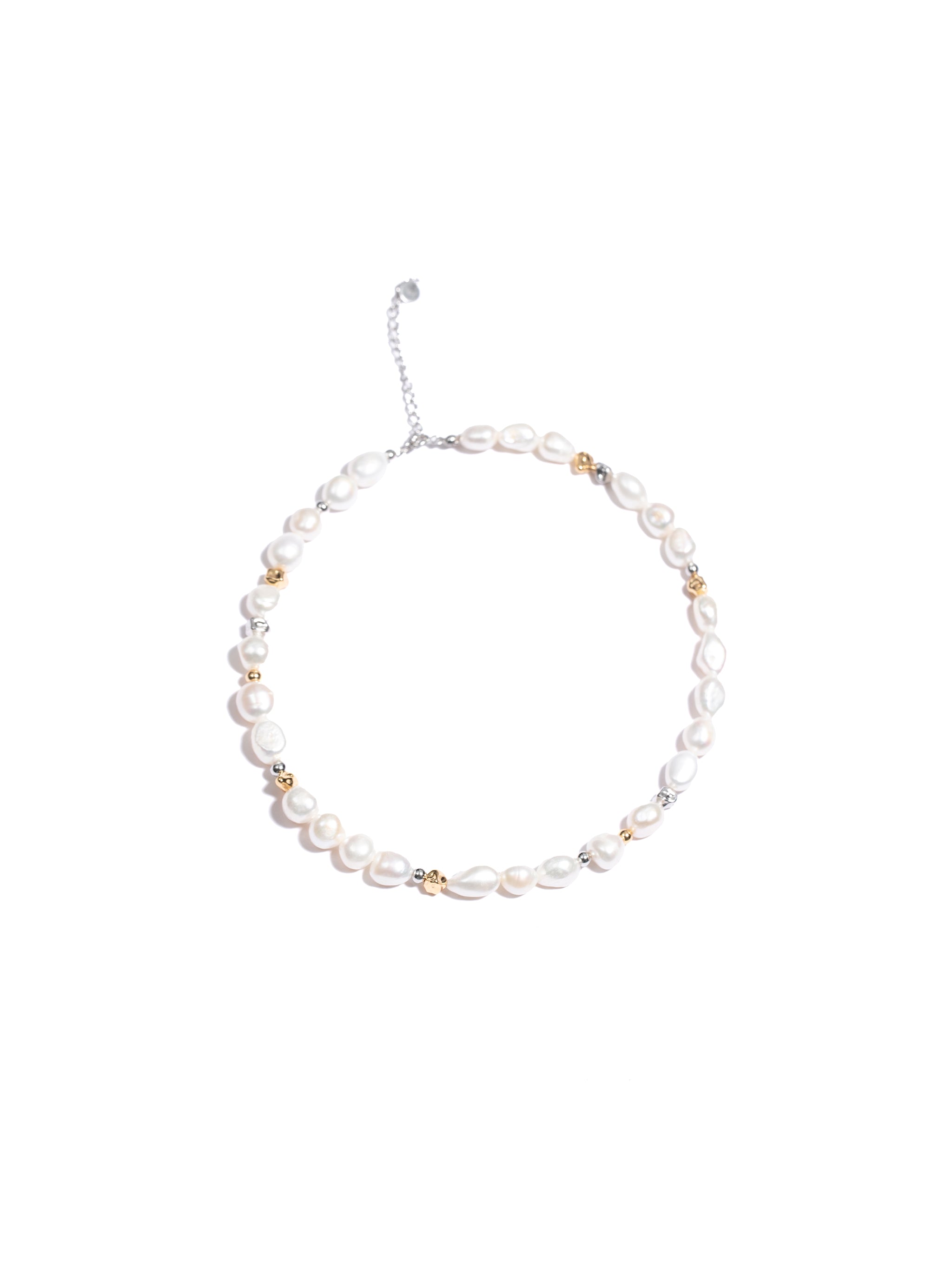 Adjustable and Shaped Pearl Necklace