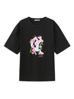 Stay Weird Oversized Printed T-Shirt