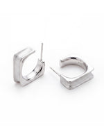 Square Open Hoop Earrings