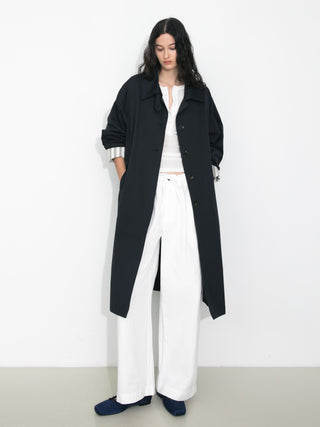 Macintosh Trench Coat with Striped Lining