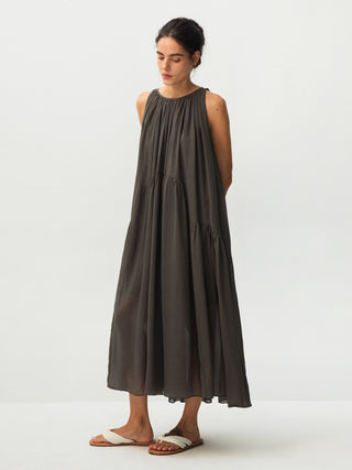 CUBIC Tiered Halter Neck Lyocell Midi Dress