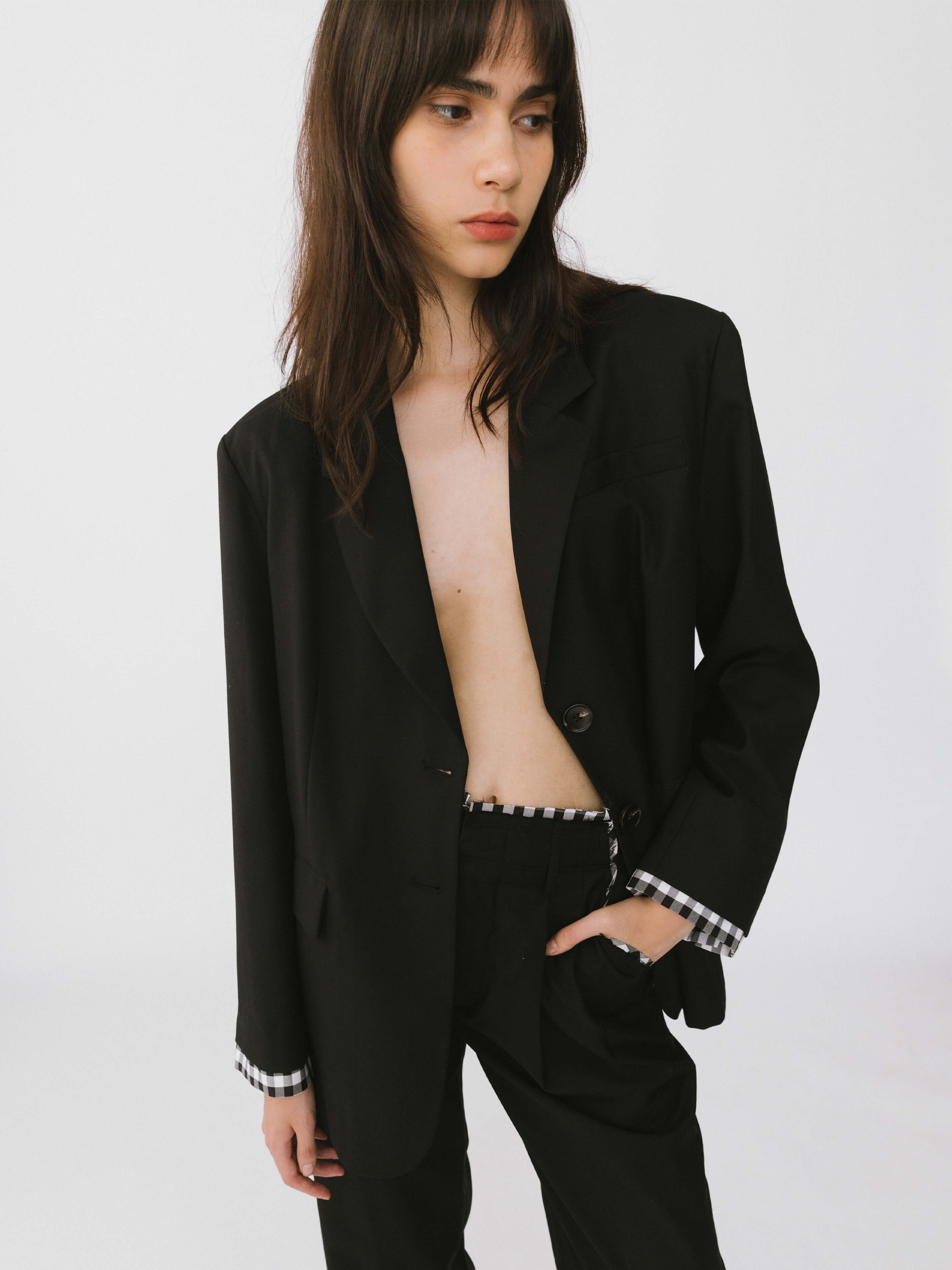 Single breasted blazer-2