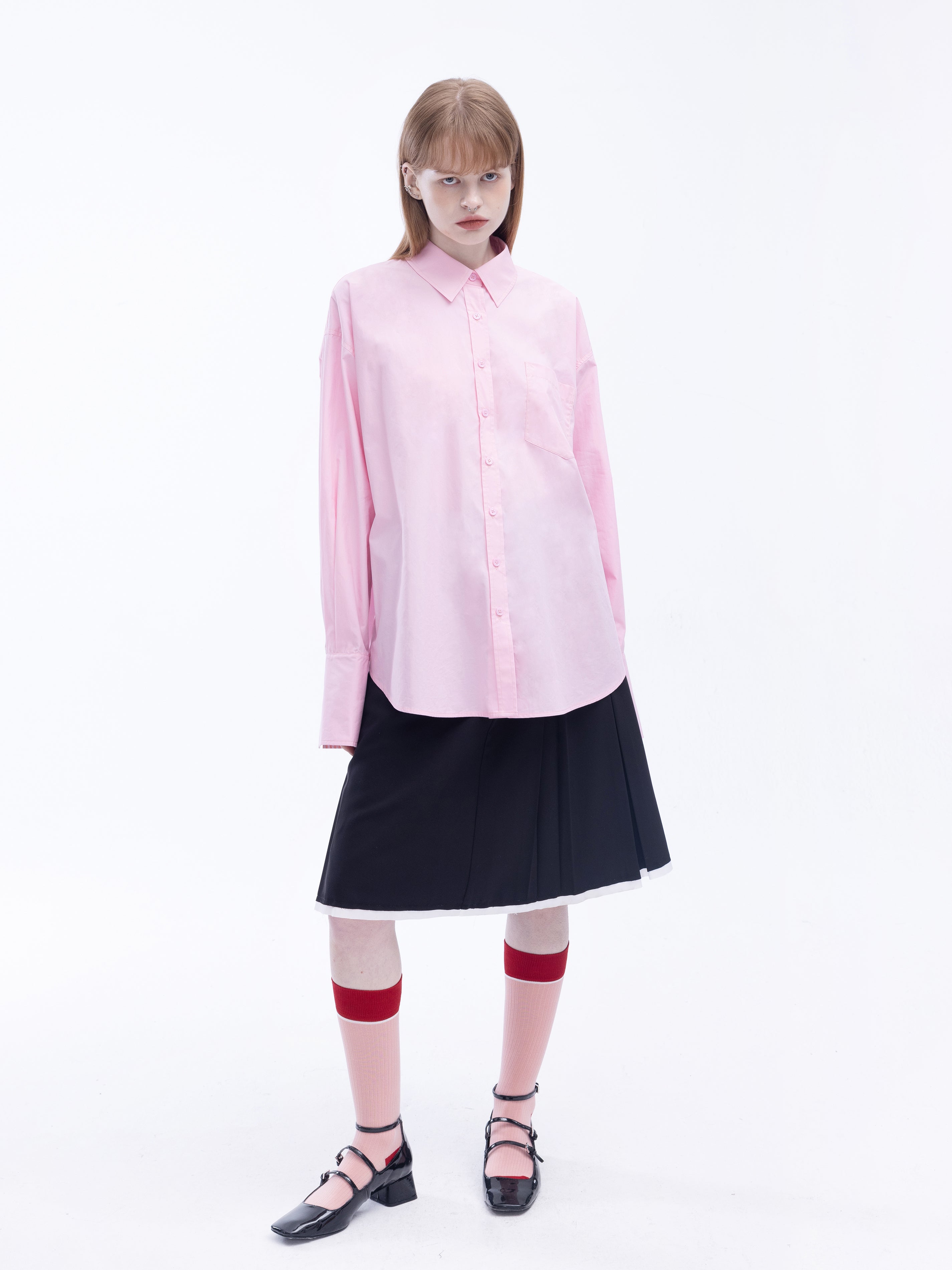 Classic Shirt with Turn-Up Cuffs-6