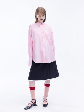 Classic Shirt with Turn-Up Cuffs