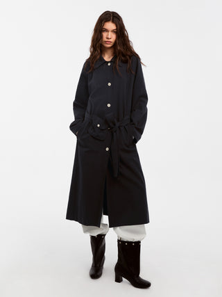 CUBIC Lyocell Classic Long Trench Coat