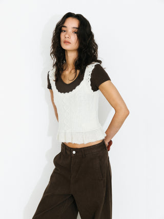 Crochet Knit Cami Top