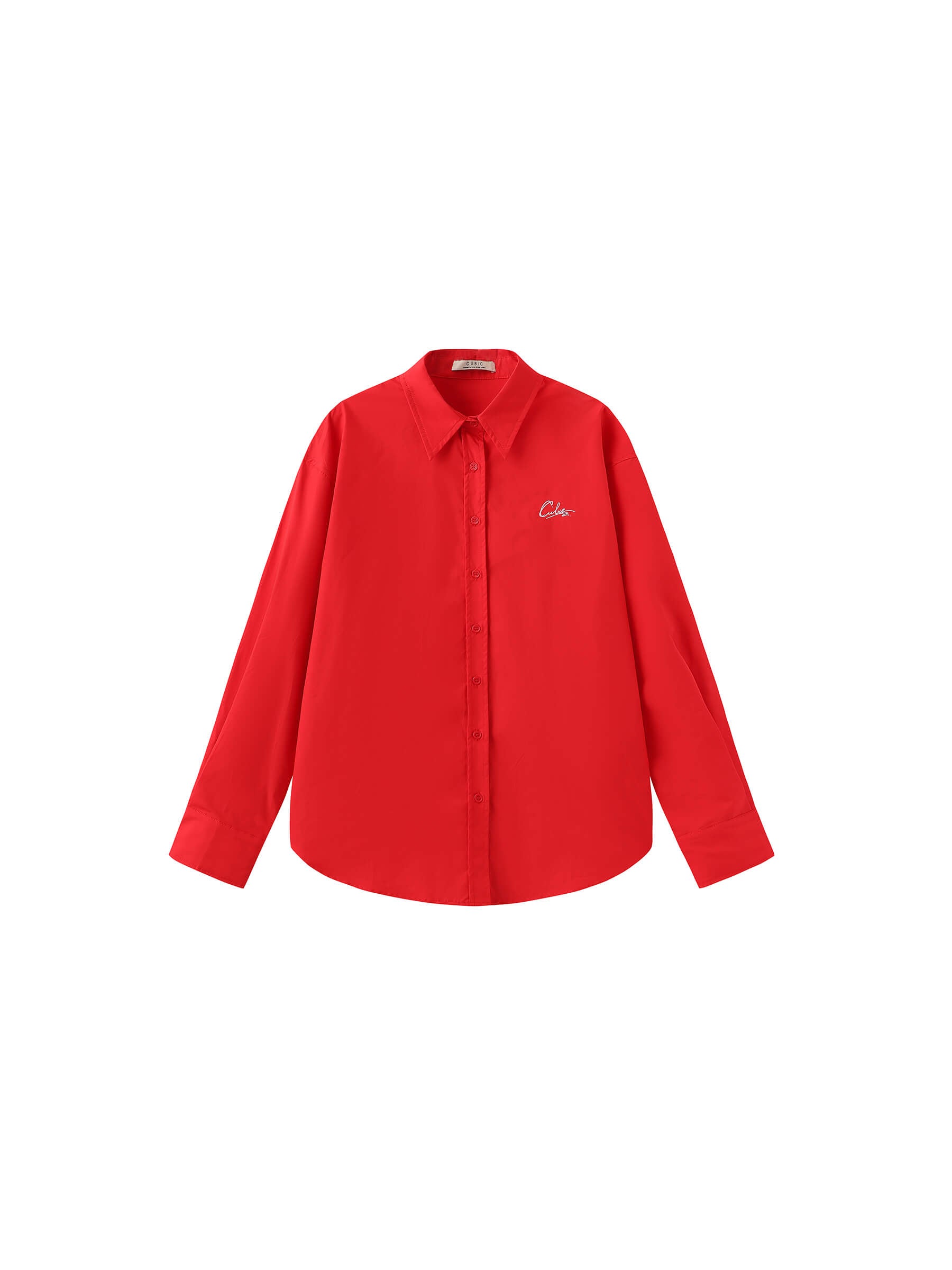100% Cotton Embroidered Oversized Shirt-10