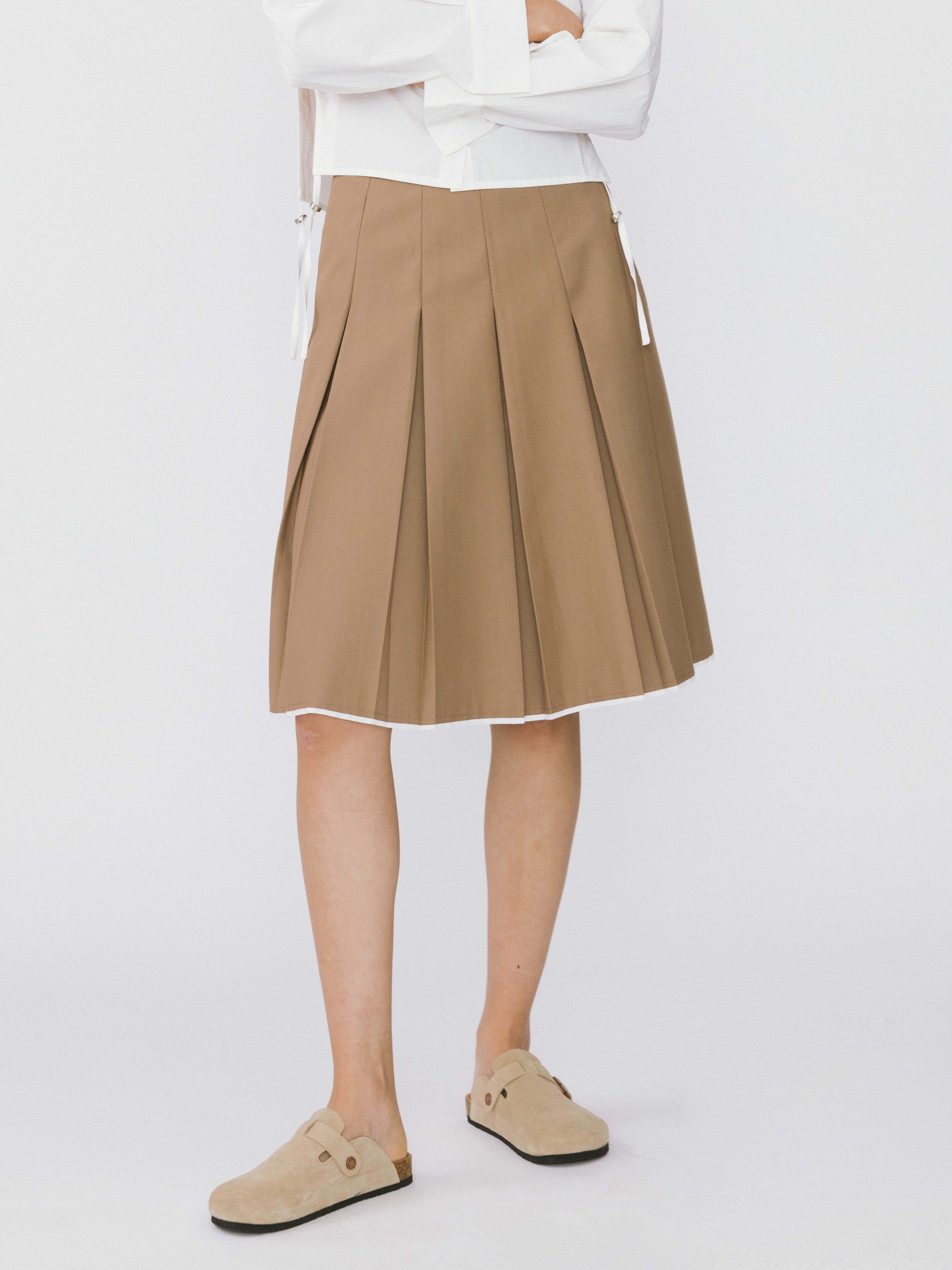 High Waisted Pencil Skirt-5
