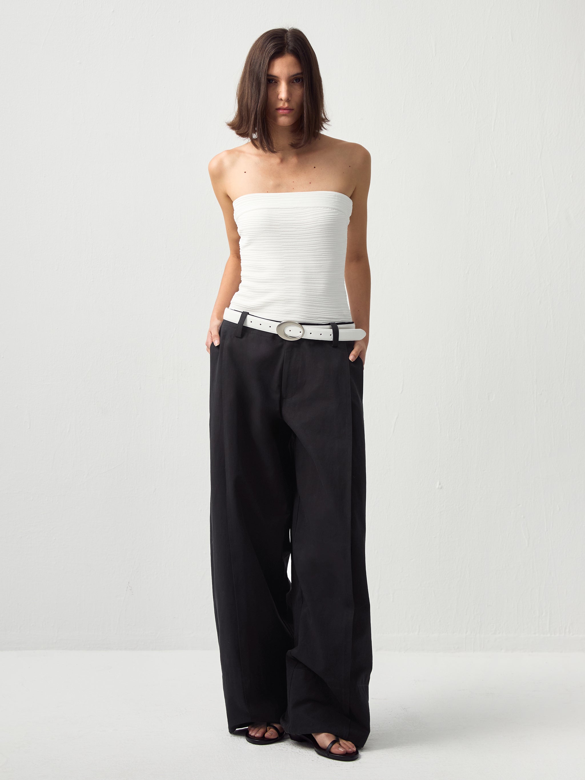 CUBIC Casual Wide-Leg Trousers