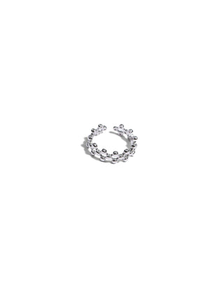 Multi-Strand Beaded Open Ring