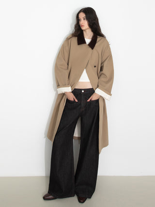 Classic Collared Longline Trench Coat