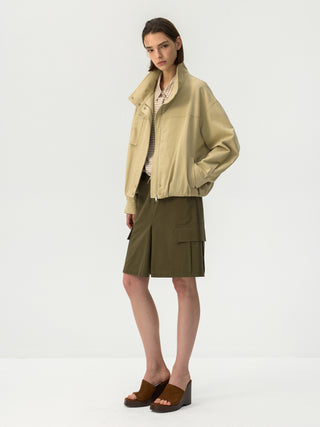 CUBIC Charcoal Cotton Utility Jacket