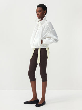 CUBIC Fold-Over Waist Capri Leggings