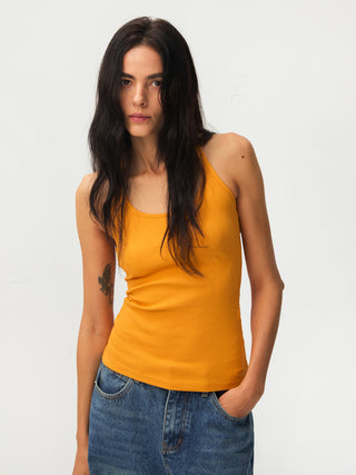 C by CUBIC Slim-Fit Sleeveless Knit Tank Top