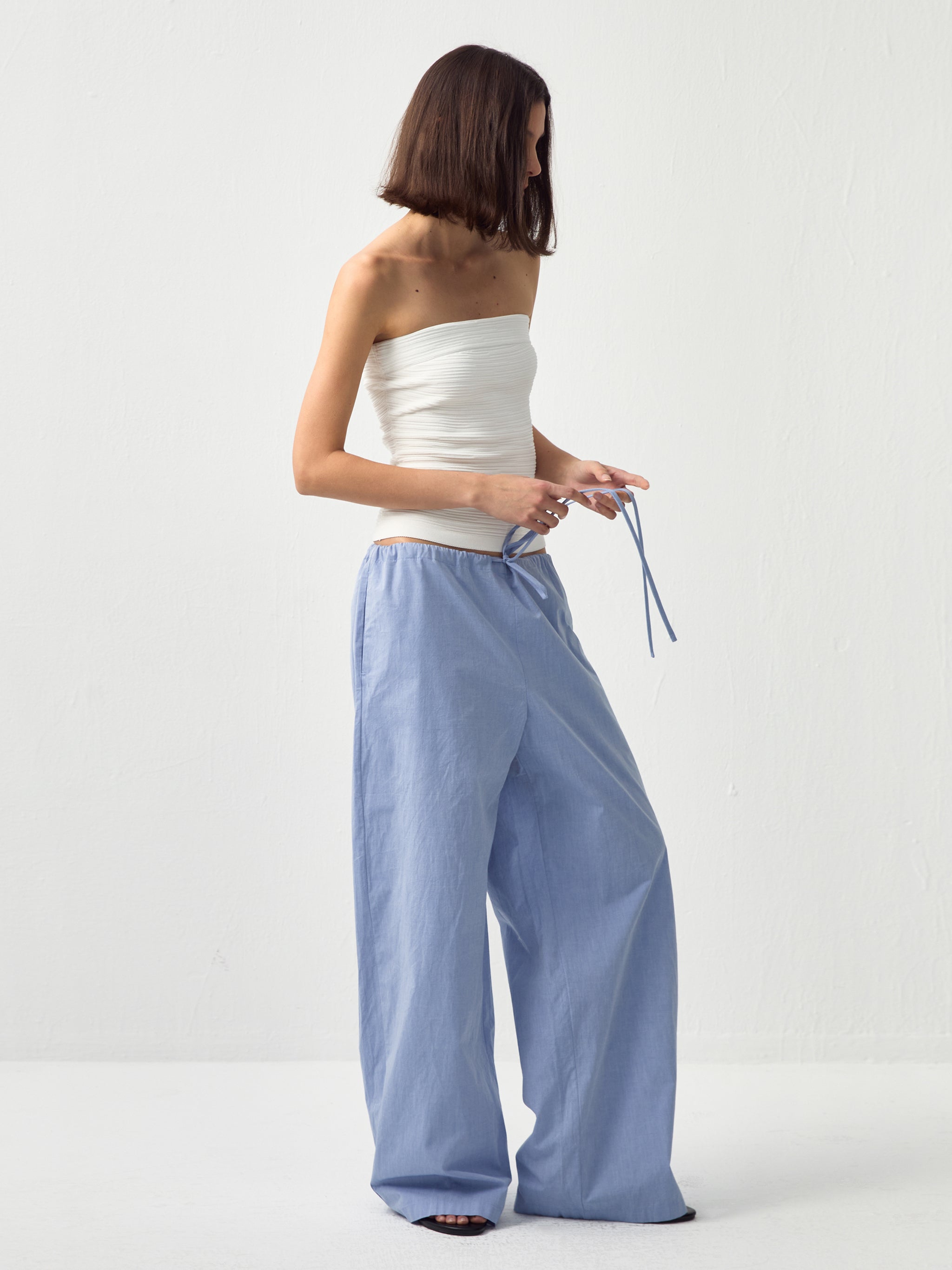CUBIC Relaxed Straight-Leg Cotton Trousers