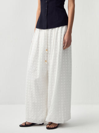CUBIC Artistic Embroidered Balloon Pants