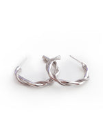 Twisted Textured Hoop Earrings