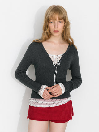 Y2K Corduroy Side-Zip Skort
