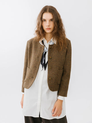 Vintage Round Neck Jacket
