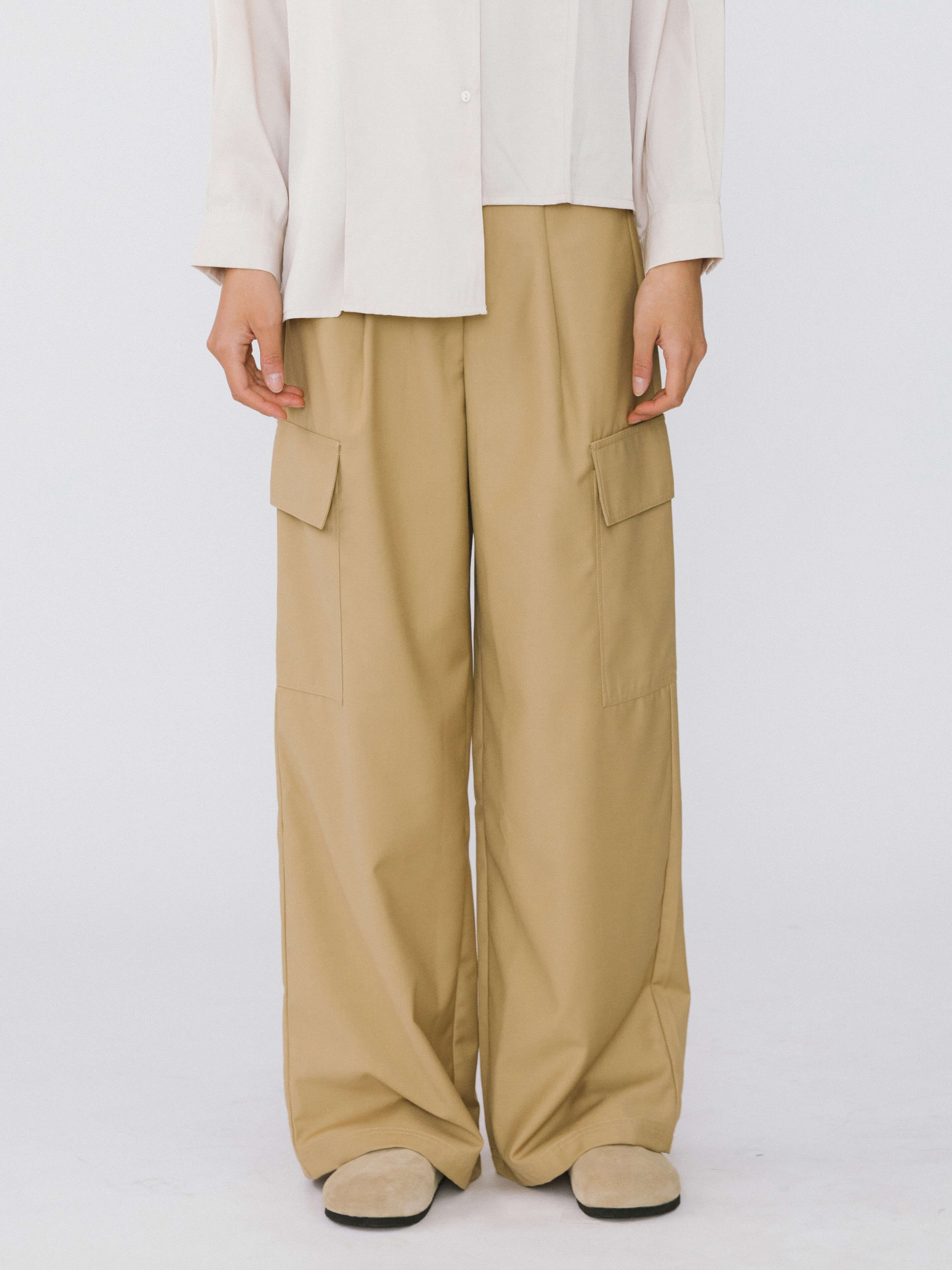Straight Leg Cargo Trousers