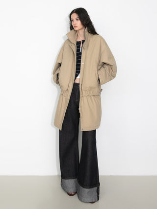 Oversized Parka-Style Utility Down Coat