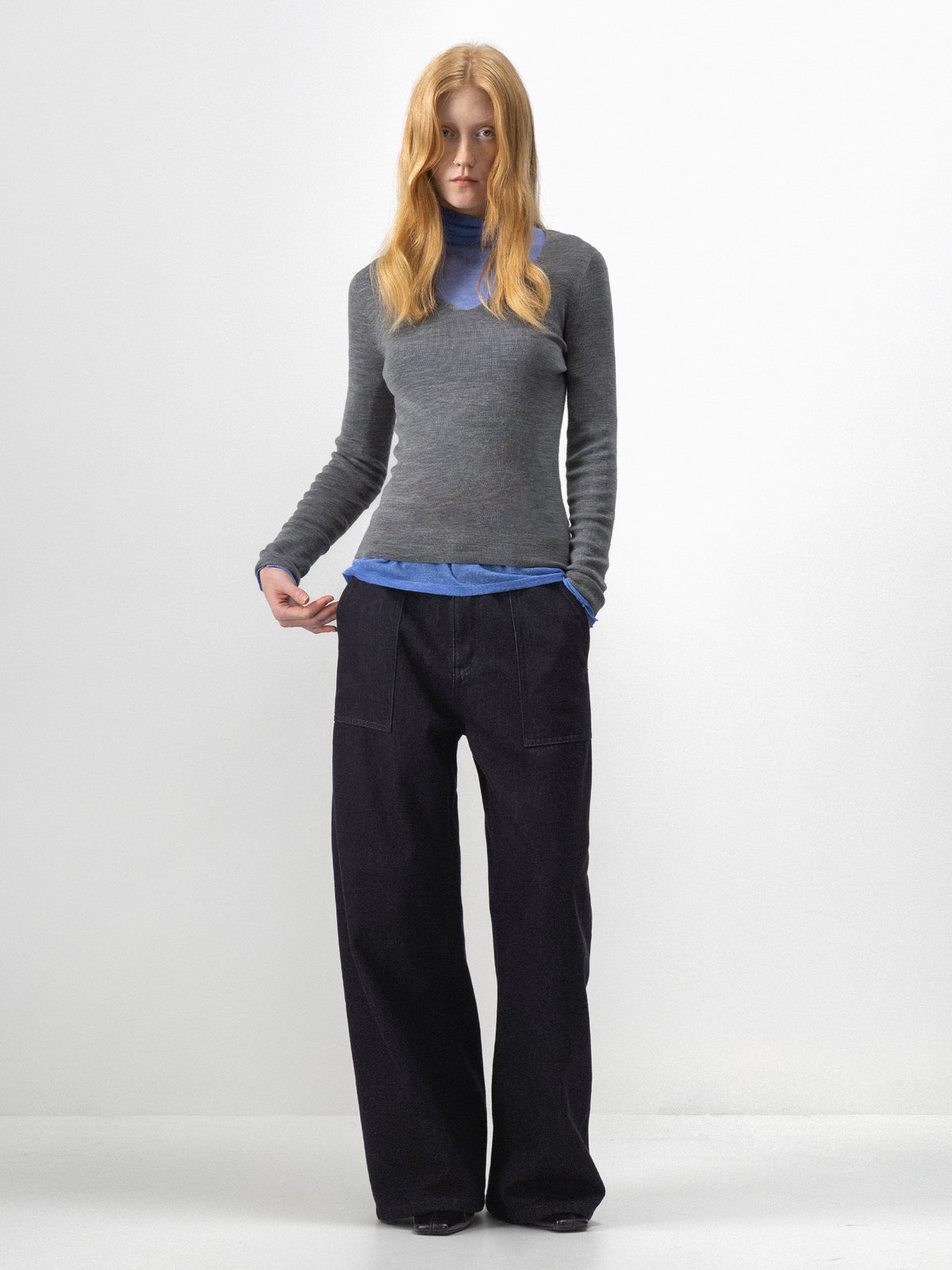 CUBIC Brushed-Lined Relaxed Straight-Leg Jeans-1