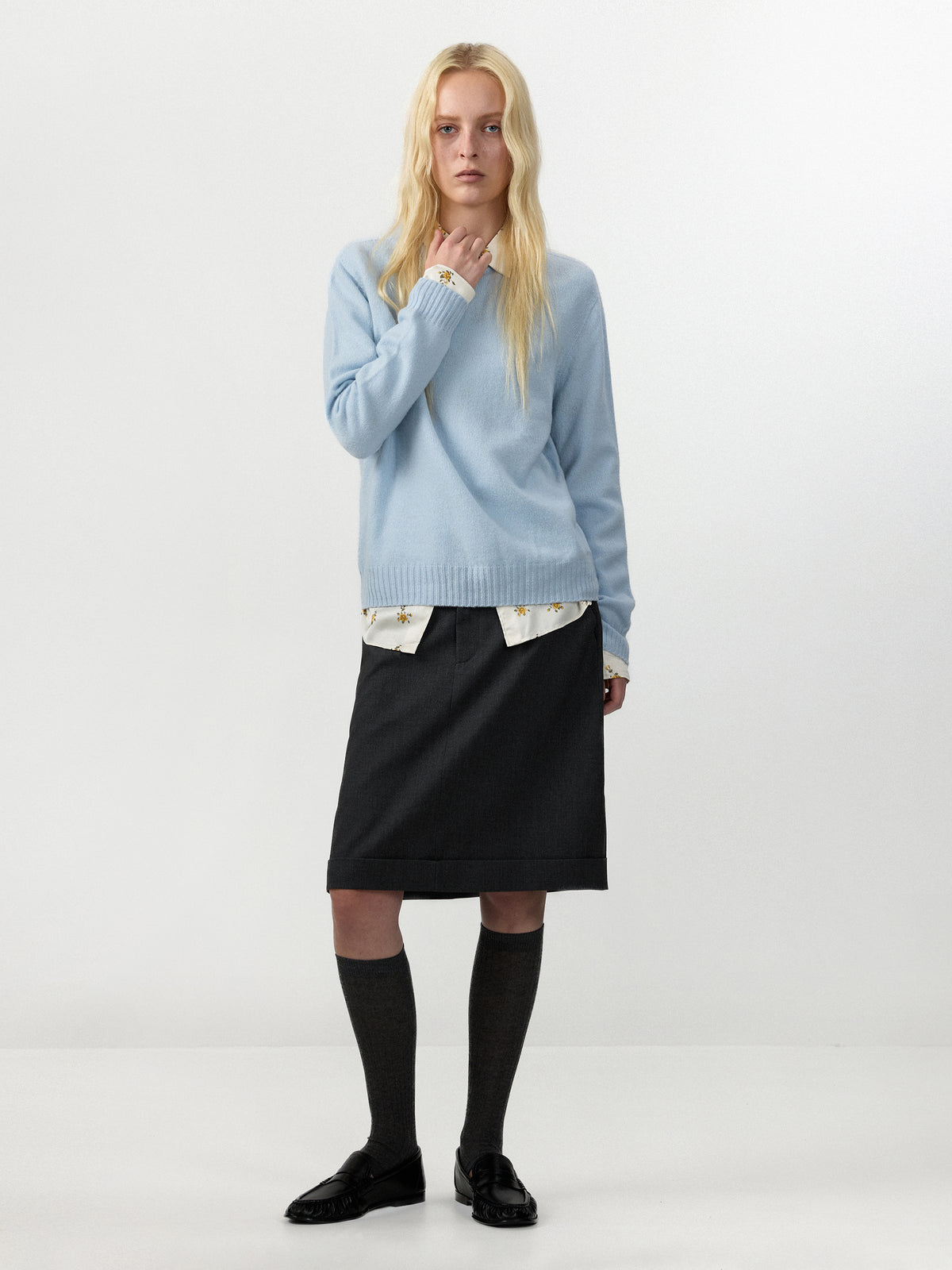 CUBIC 100% Wool Relaxed‑Fit Sweater-1
