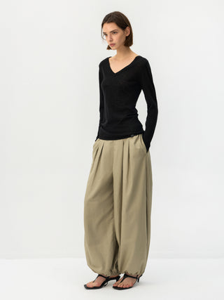 CUBIC Pleated Balloon Pants