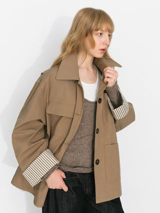 Classic Barn-Style Modal-Blend Cotton Down Coat
