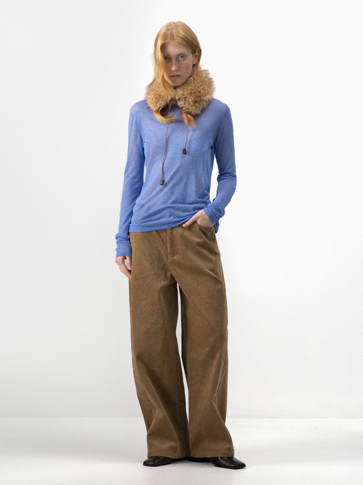 CUBIC Sheer Turtleneck Layering Top-1