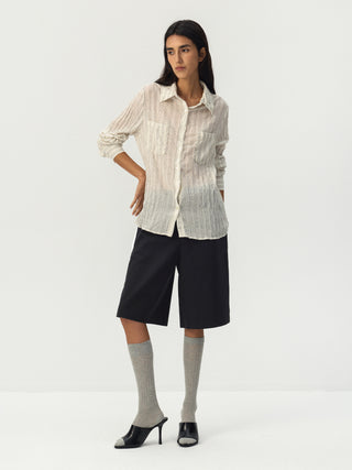 CUBIC Crinkled Cotton Shirt