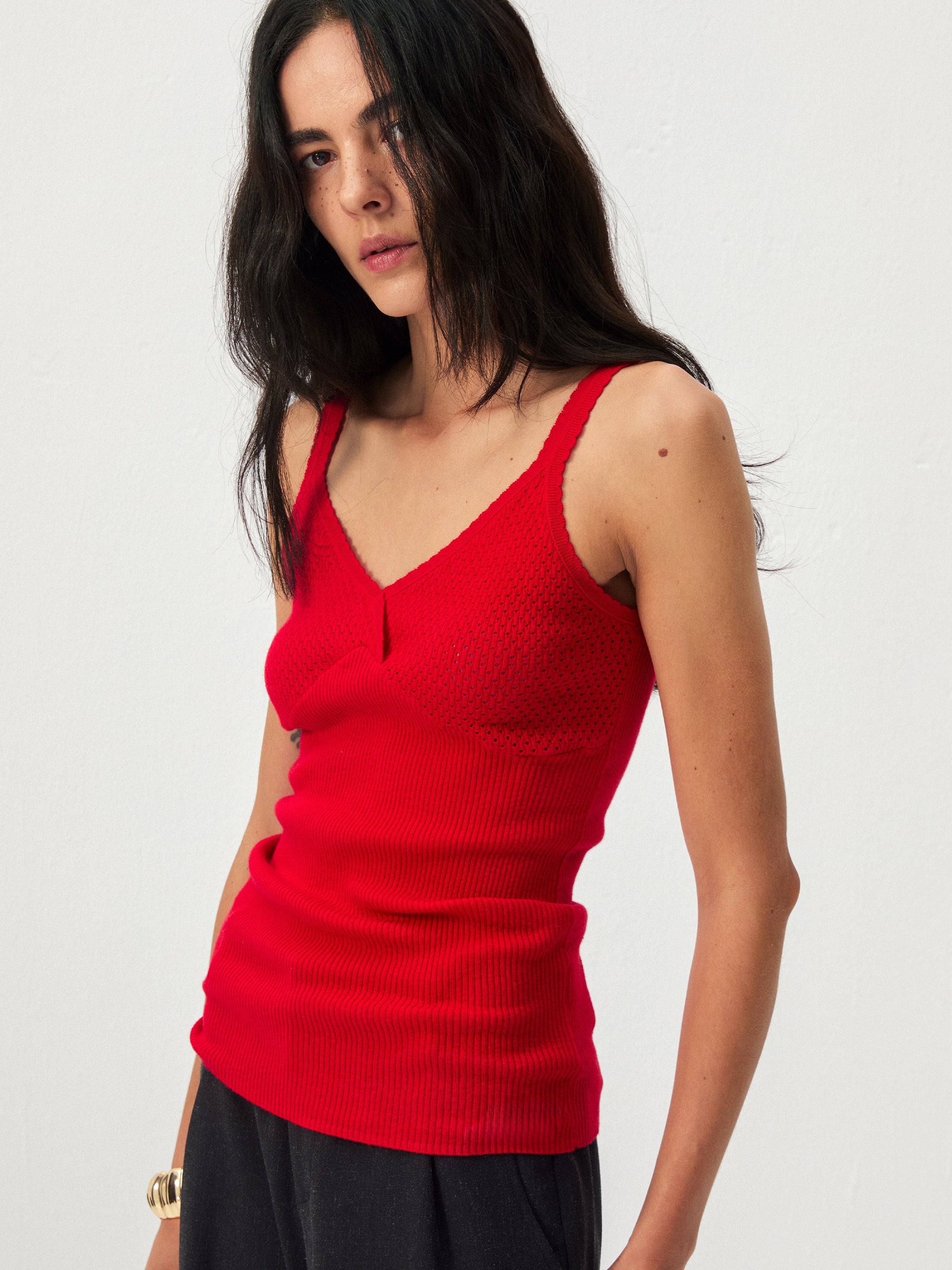 CUBIC 100% Cotton Knit Camisole