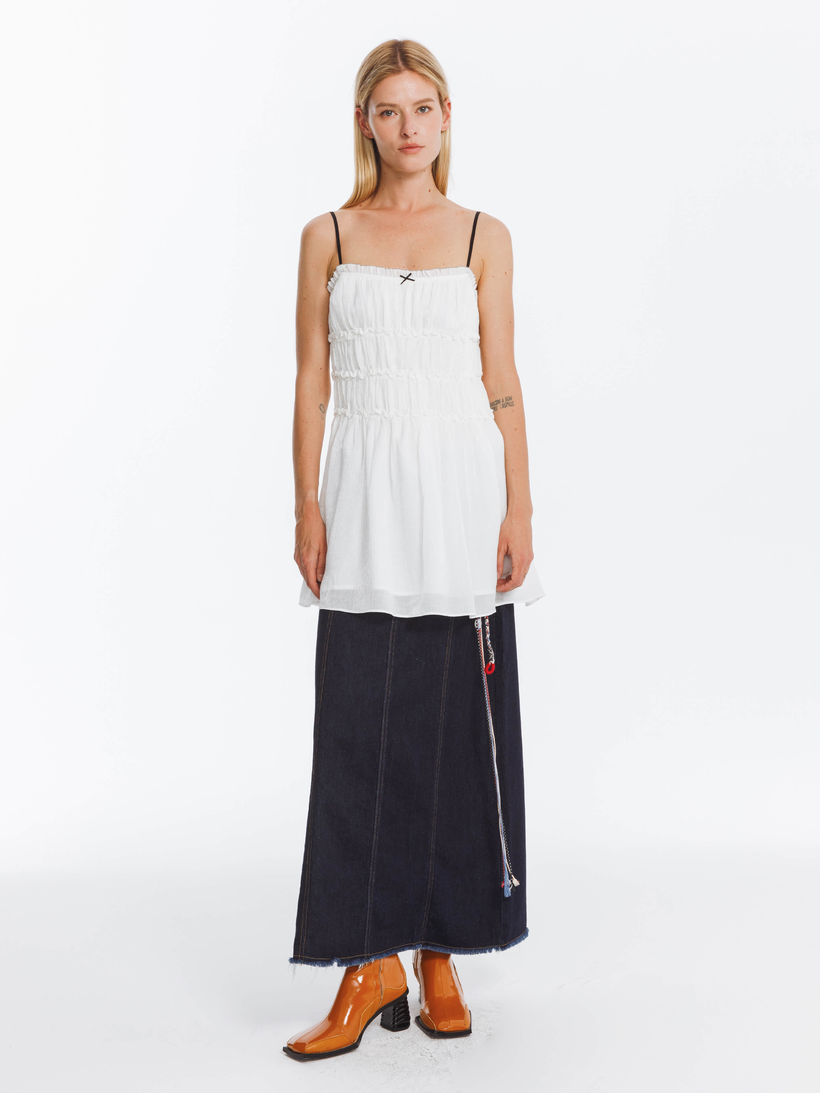 Fit Lace Pleated Sling Dress