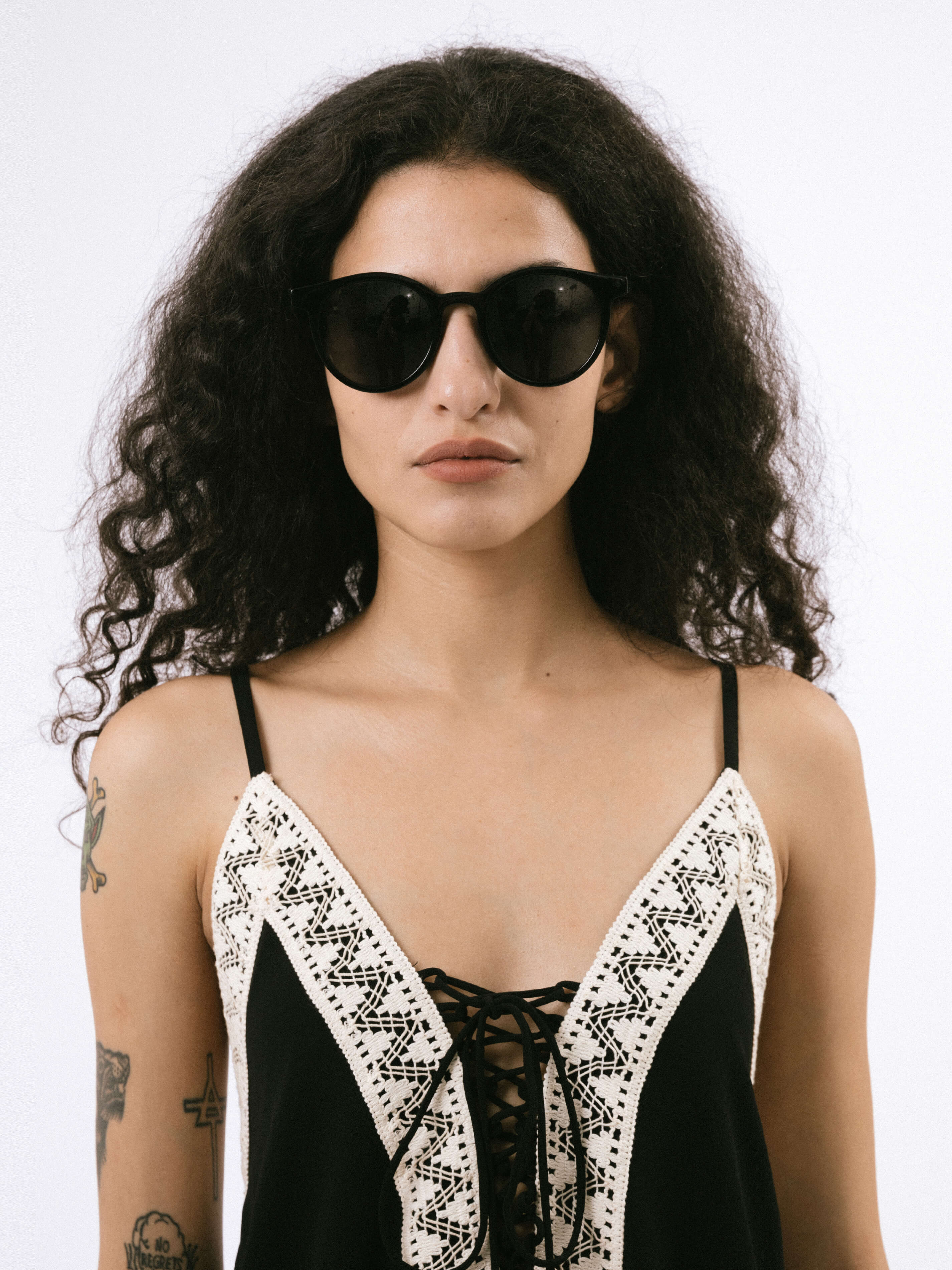 Retro Round Sunglasses-5