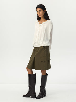 CUBIC Cargo Pleated Skirt