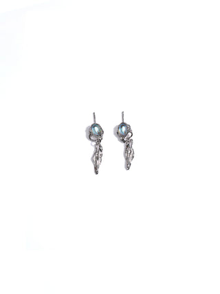 Irregular Moonstone Earrings